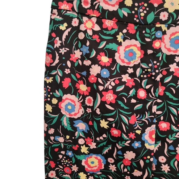 Boden Print Elastic Waist Pants Ponte Trousers - Picture 3 of 4